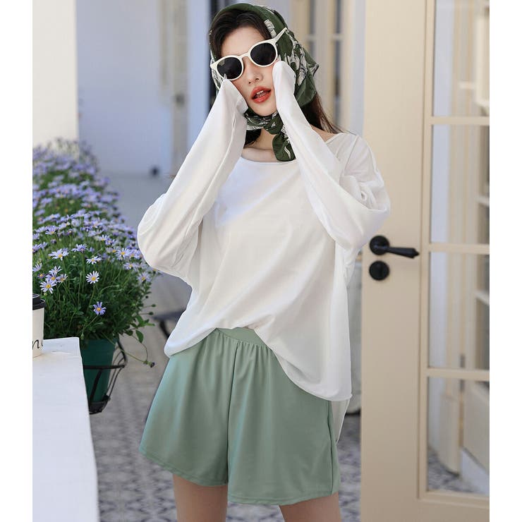 【ラッシュガードアウター2点セット】レディース 体型カバー 長袖 | Angel Luna | 詳細画像5 