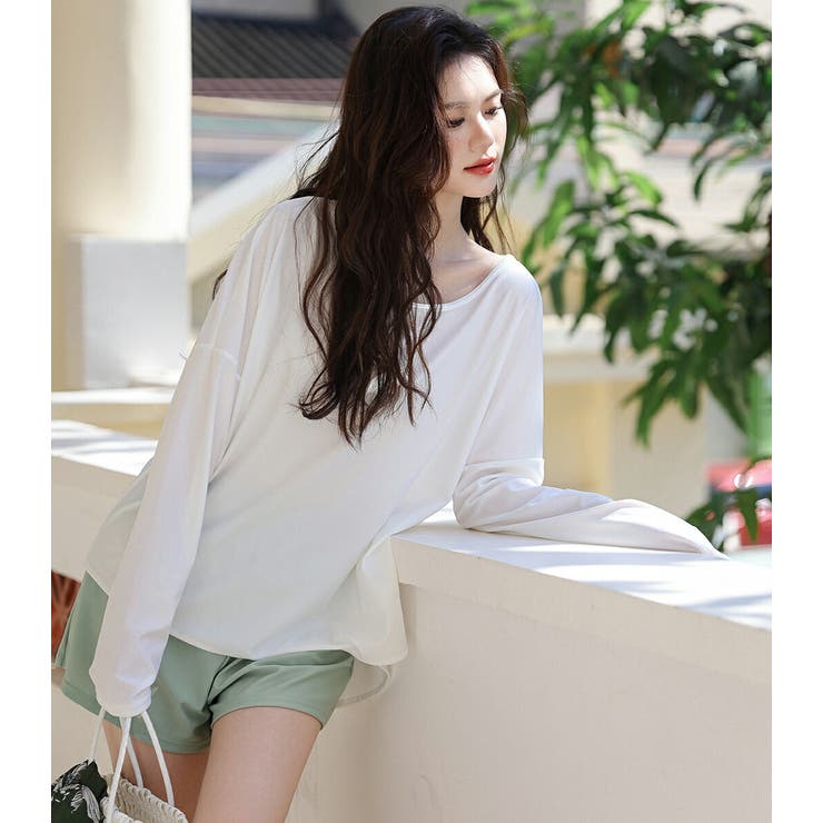 【ラッシュガードアウター2点セット】レディース 体型カバー 長袖 | Angel Luna | 詳細画像10 