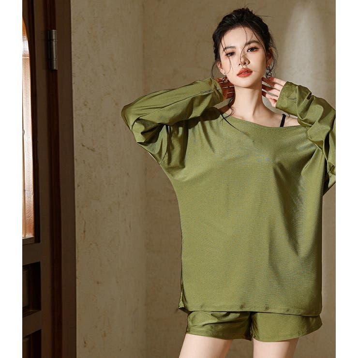 レディース 体型カバー 長袖シャツ | Angel Luna | 詳細画像10 