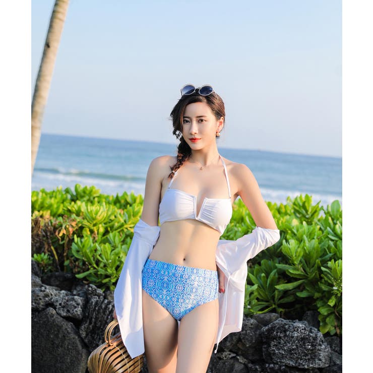 エンジェル ルナ Angel Luna 【体型カバー水着上下5点セット