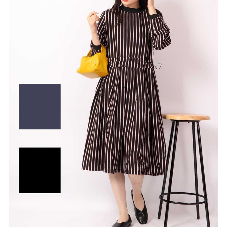 ストライプ柄ワンピース 品番 Anlw An Closet アンクローゼット のレディースファッション通販 Shoplist ショップリスト