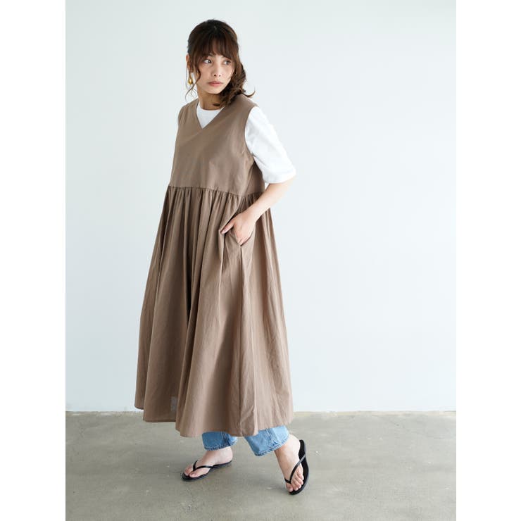 ノースリーブ切替ロングワンピース 品番 Anlw An Closet アンクローゼット のレディースファッション通販 Shoplist ショップリスト