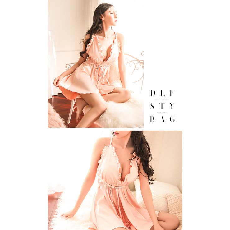 ピンク | ベビードール Tバック セット | Anna Mu JAPAN