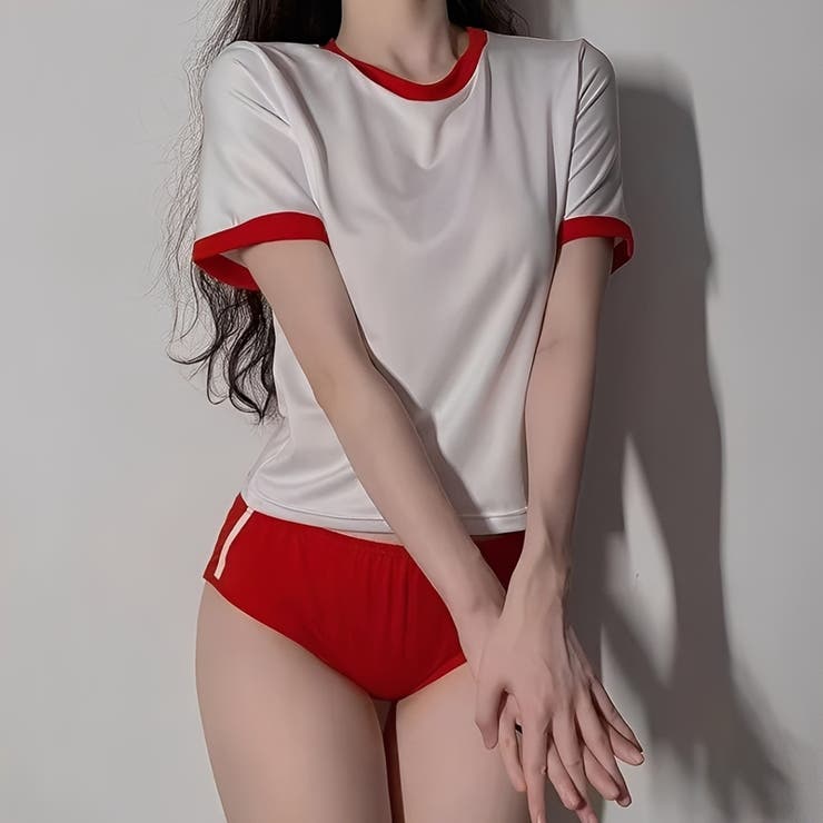 レッド | 体操服 コスプレ セクシー | Anna Mu JAPAN