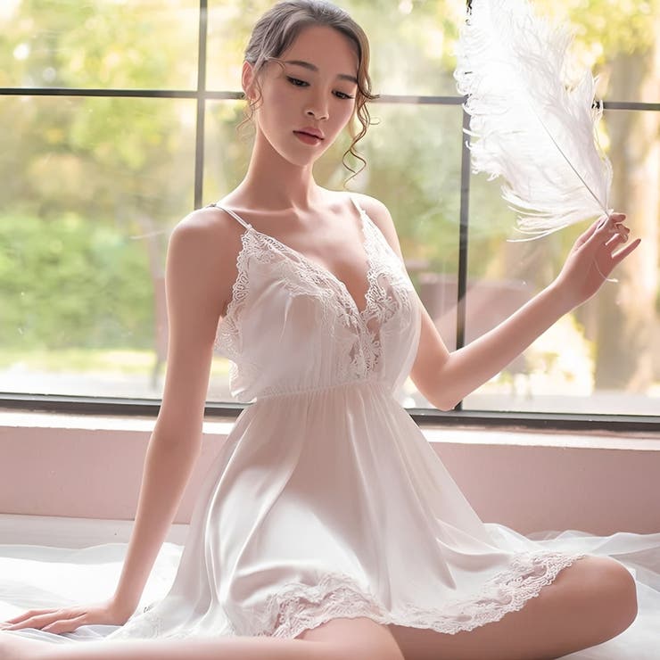 レッド | セクシー ランジェリー ベビードール | Anna Mu JAPAN