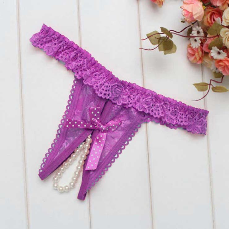 パープル | セクシーショーツ ランジェリー 単品 | Anna Mu JAPAN