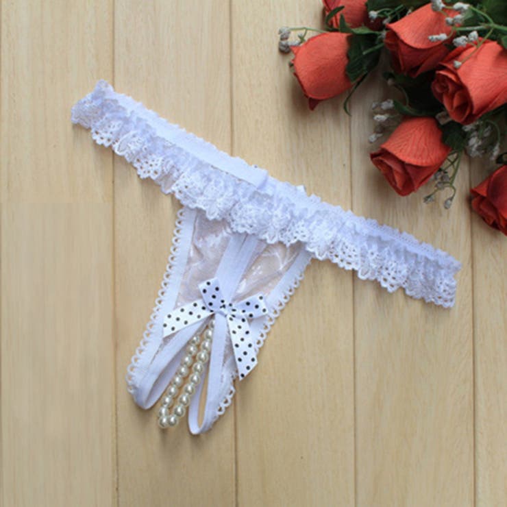ホワイト | セクシーショーツ ランジェリー 単品 | Anna Mu JAPAN