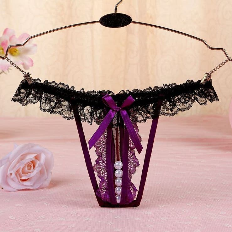 パープル | セクシーショーツ ランジェリー 単品 | Anna Mu JAPAN