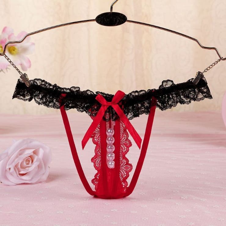 レッド | セクシーショーツ ランジェリー 単品 | Anna Mu JAPAN
