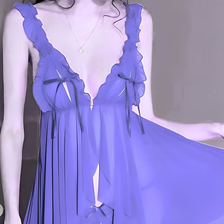 ラベンダー | セクシー ランジェリー ベビードール | Anna Mu JAPAN