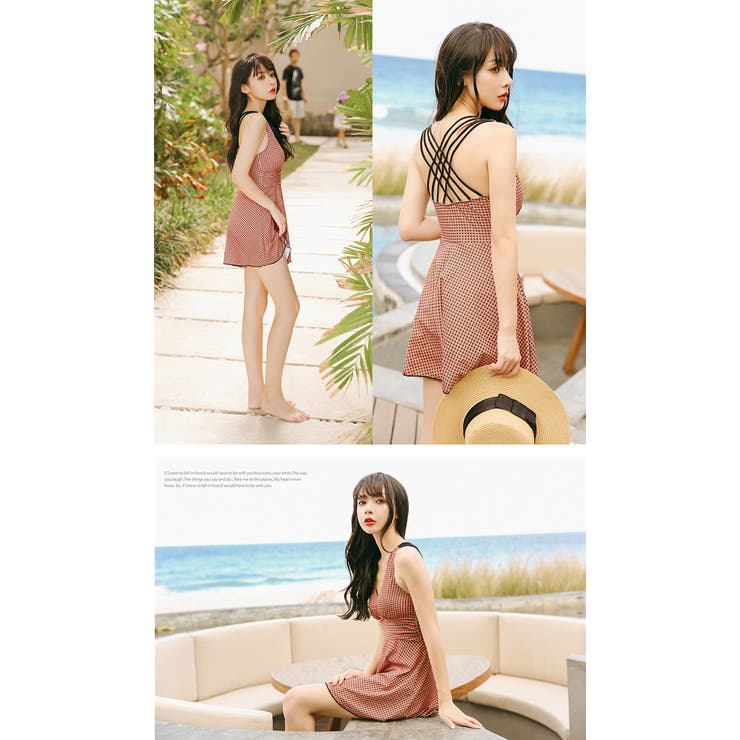 水着体型カバー レディース ワンピース | Anna Mu JAPAN | 詳細画像3 