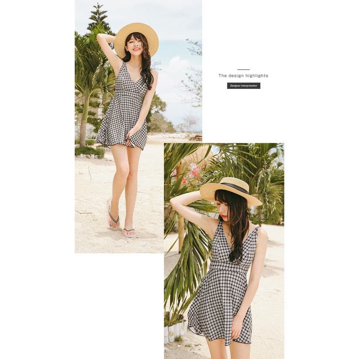 水着体型カバー レディース ワンピース | Anna Mu JAPAN | 詳細画像3 