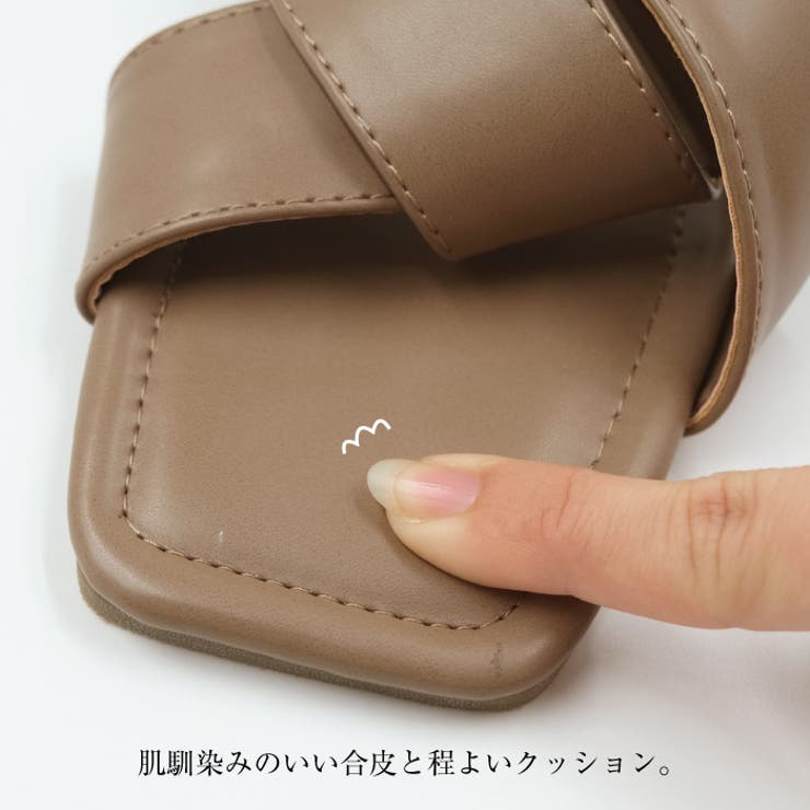 大人っぽいムード感漂うノットデザインスクエアサンダル | aquagarage | 詳細画像10 