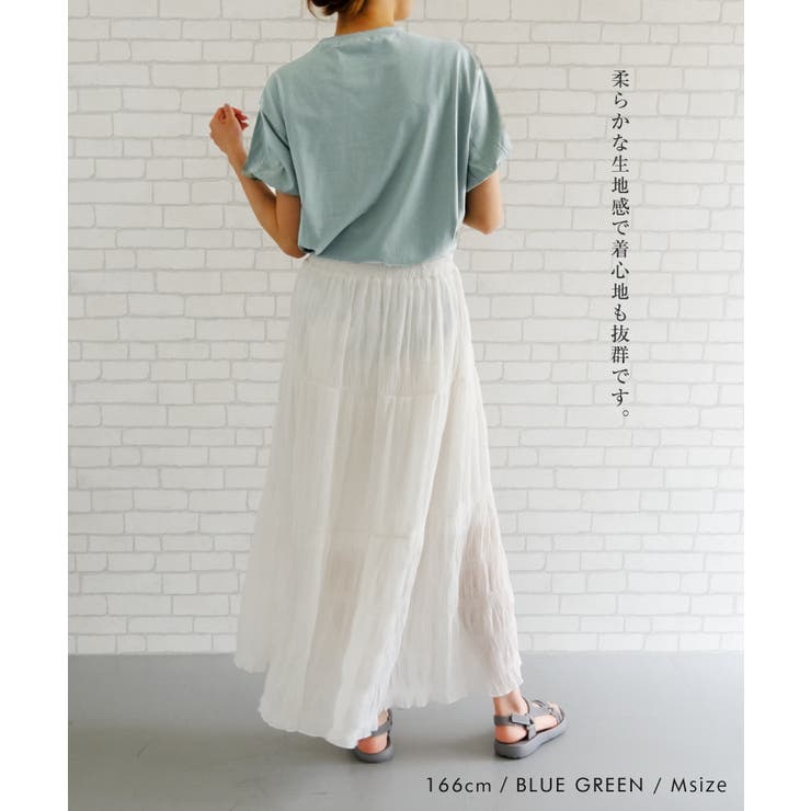 立体感のある袖が女性らしい！パフスリーブチュニック | aquagarage | 詳細画像11 
