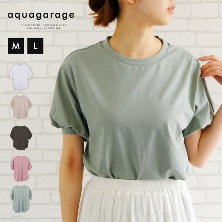 立体感のある袖が女性らしい！パフスリーブチュニック | aquagarage | 詳細画像1 