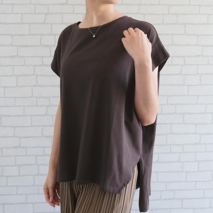 チャコール | 着回し力抜群のワイドシルエットチュニック | aquagarage