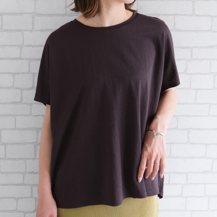 チャコールグレー | 夏の必需品！接触冷感バックギャザーTシャツ | aquagarage