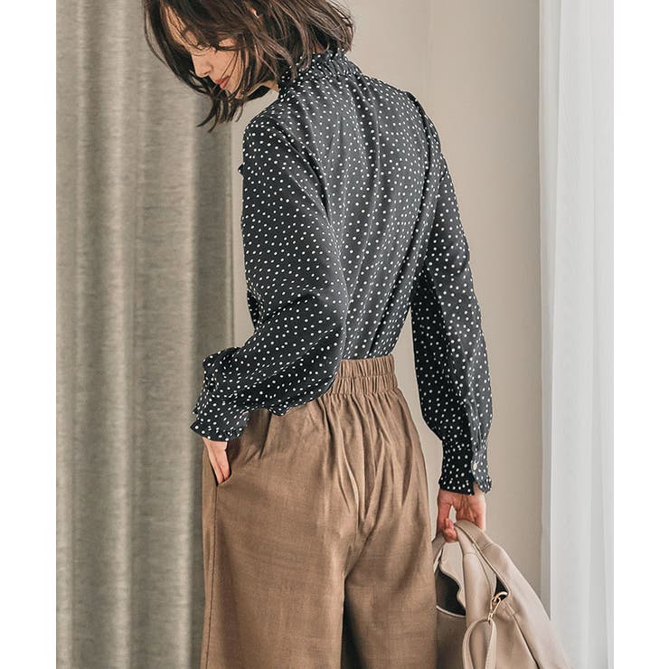 リネンライクサスペンダー付きパンツ レディース 春 夏 秋 M | aquagarage | 詳細画像13 