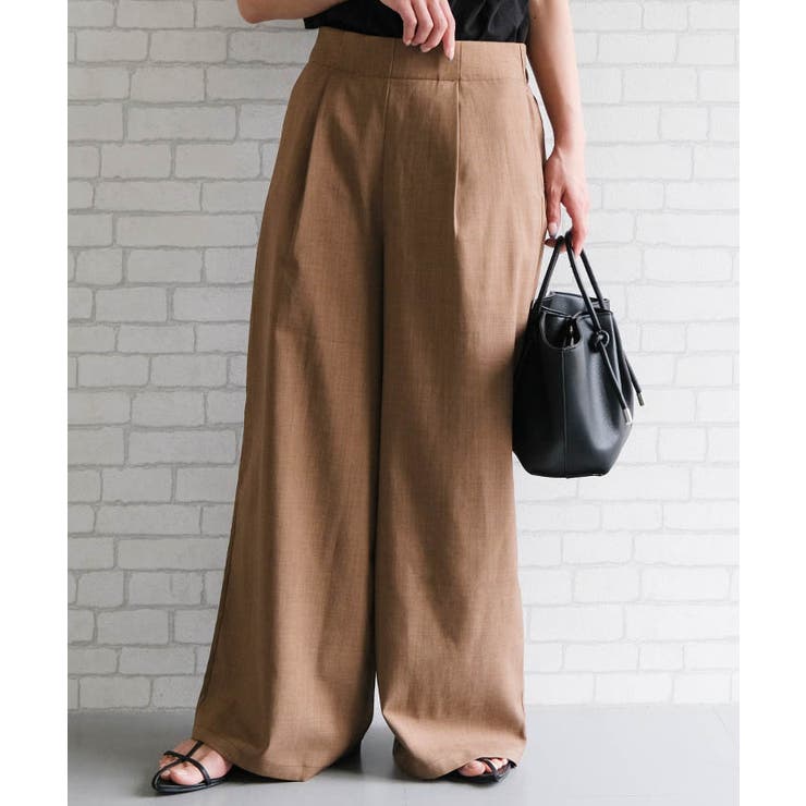 リネンライクサスペンダー付きパンツ レディース 春 夏 秋 M | aquagarage | 詳細画像19 