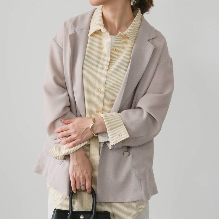 ベージュ | メッシュテーラードジャケット 春 夏 秋 M L | aquagarage