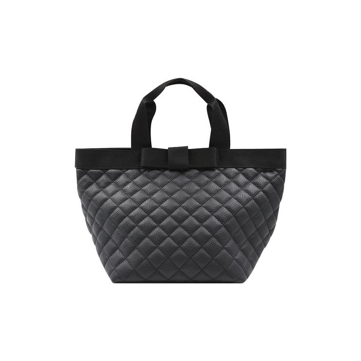 ブラック | トートバッグ ハンドバッグ キルティングバッグ | aquagarage