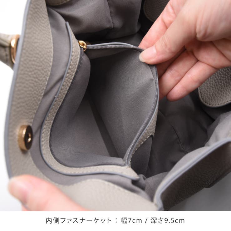 程よいサイズ感でコーデに馴染む。2Wayミニハンドバッグ | aquagarage | 詳細画像10 