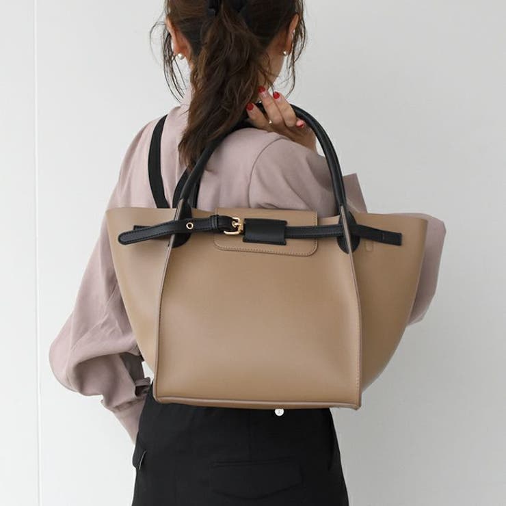 洗練された趣のある上品なアイテム！フロントベルトトートバック | aquagarage | 詳細画像10 