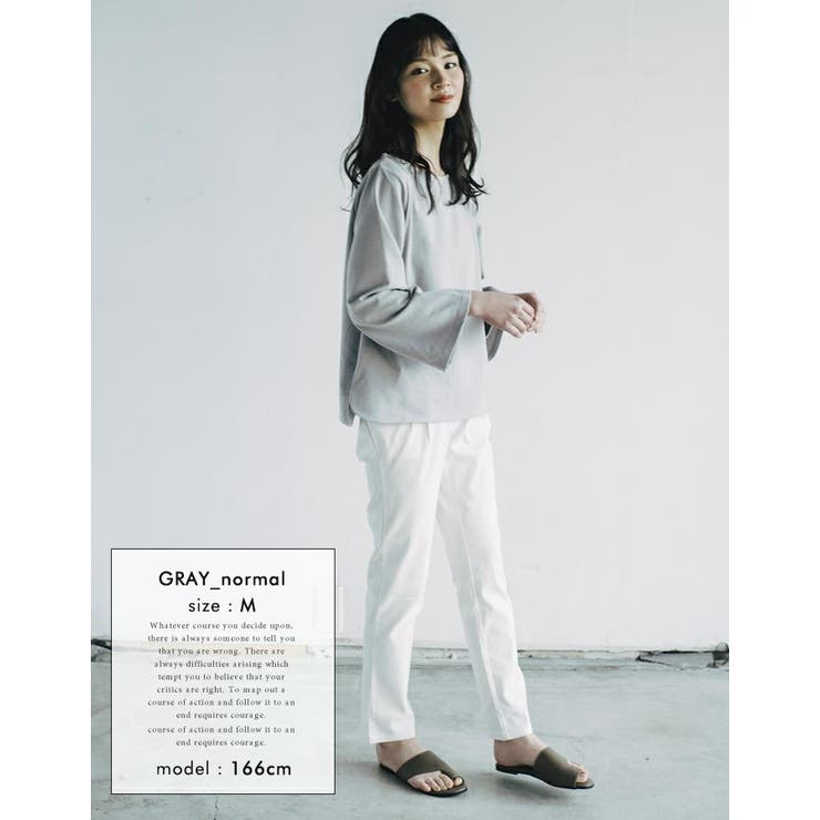 ゆるっと感がお洒落『ワイドスリーブデイリートップス』[品番