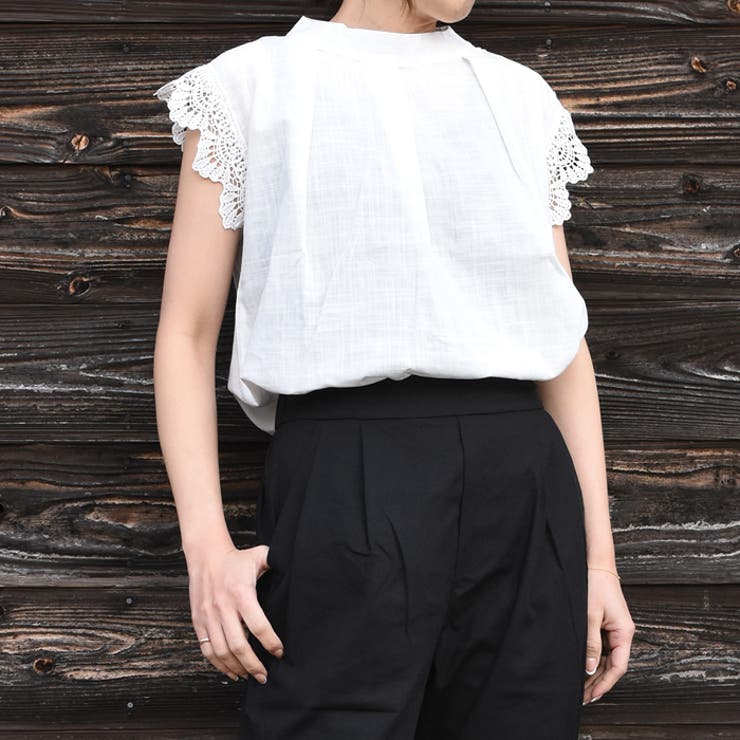 トップス ノースリーブ レース 品番 Qu Aquagarage アクアガレージ のレディースファッション通販 Shoplist ショップリスト
