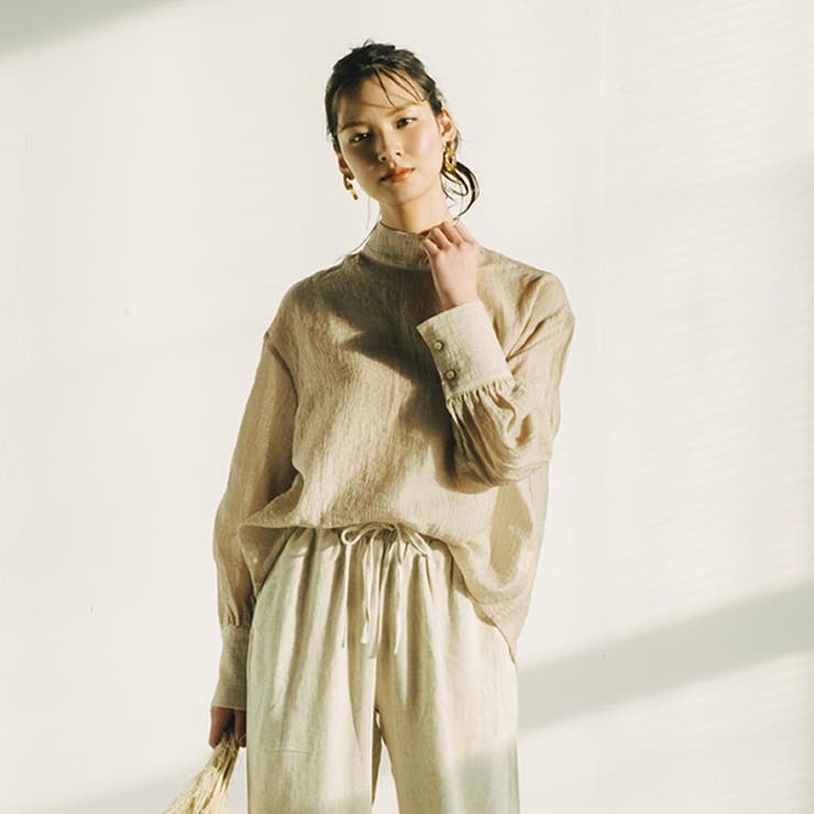 インナー付きシアーブラウス｜ SHEER BLOUSE WITH INNER – regleam