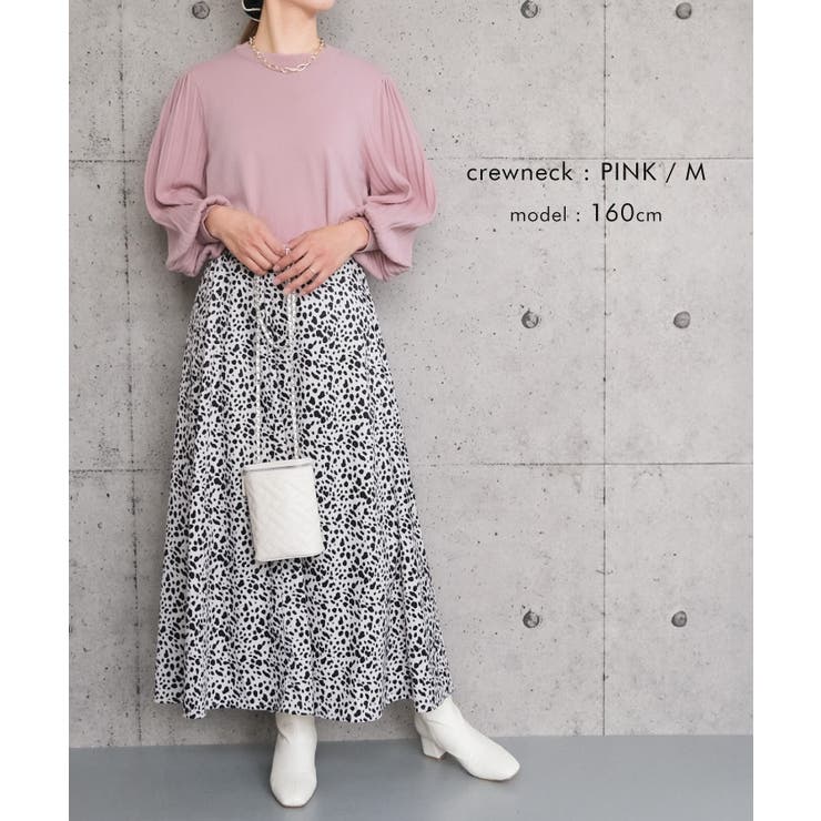 シンプルながら表情豊かに着映える！ハイネックプリーツ袖ニットトップス | aquagarage | 詳細画像10 