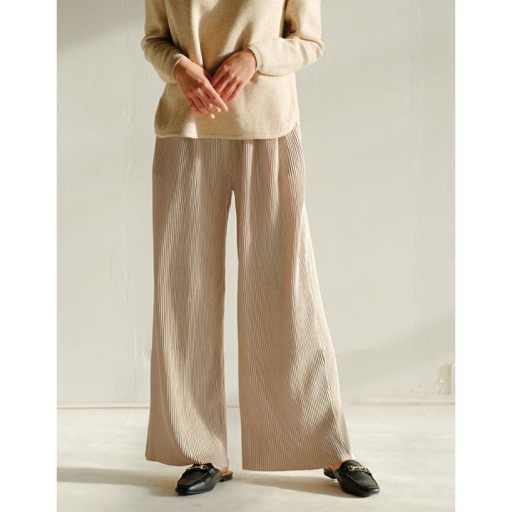 リラクシーな中にも洗練さを演出してくれる！セルフカットベロアリブパンツ | aquagarage | 詳細画像10 