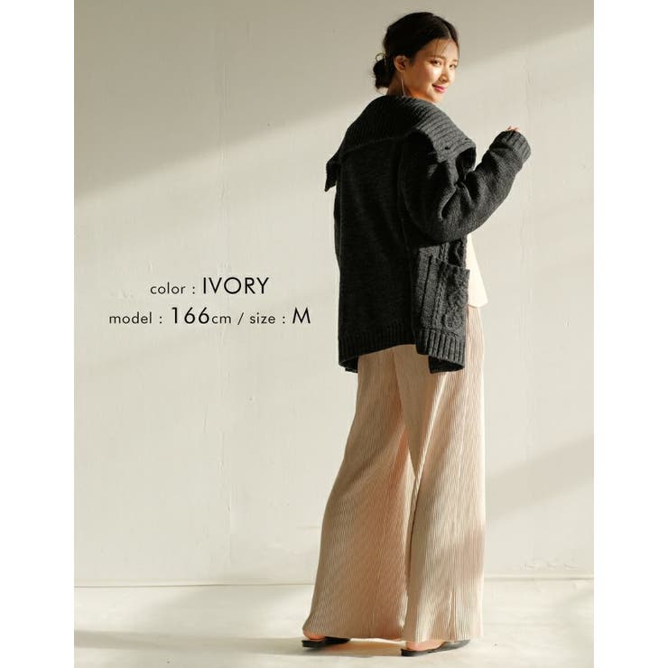 リラクシーな中にも洗練さを演出してくれる！セルフカットベロアリブパンツ | aquagarage | 詳細画像17 