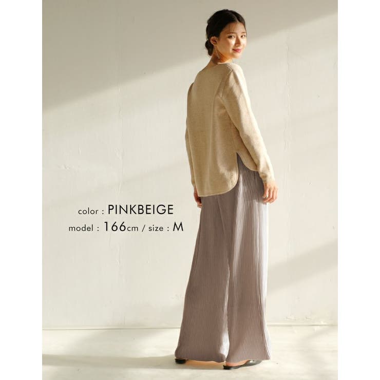 リラクシーな中にも洗練さを演出してくれる！セルフカットベロアリブパンツ | aquagarage | 詳細画像19 