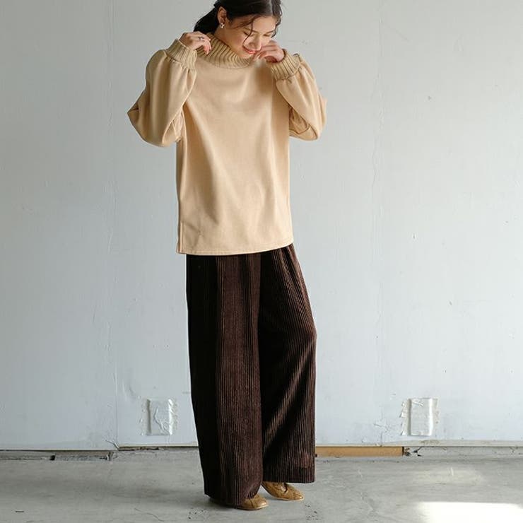 リラクシーな中にも洗練さを演出してくれる！セルフカットベロアリブパンツ | aquagarage | 詳細画像2 