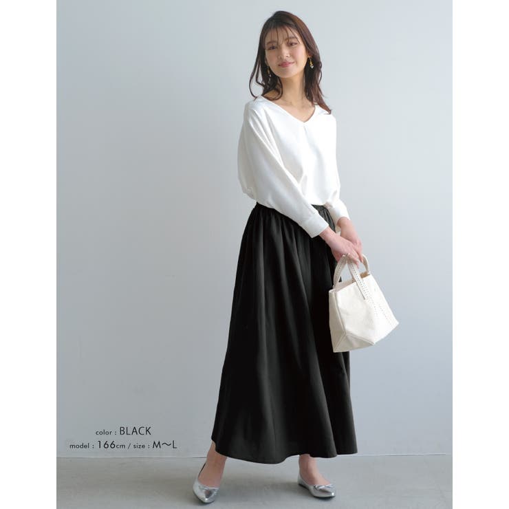 ドライで涼しげな風合いを演出! リラックスフレアスカート | aquagarage | 詳細画像16 