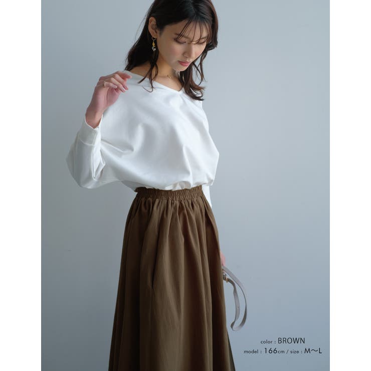 ドライで涼しげな風合いを演出! リラックスフレアスカート | aquagarage | 詳細画像17 