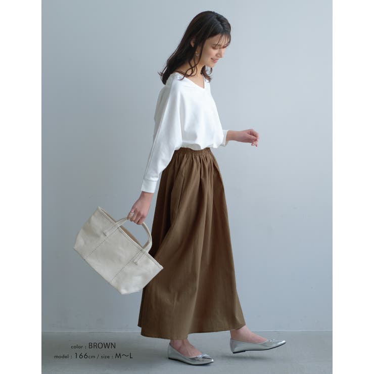 ドライで涼しげな風合いを演出! リラックスフレアスカート | aquagarage | 詳細画像18 