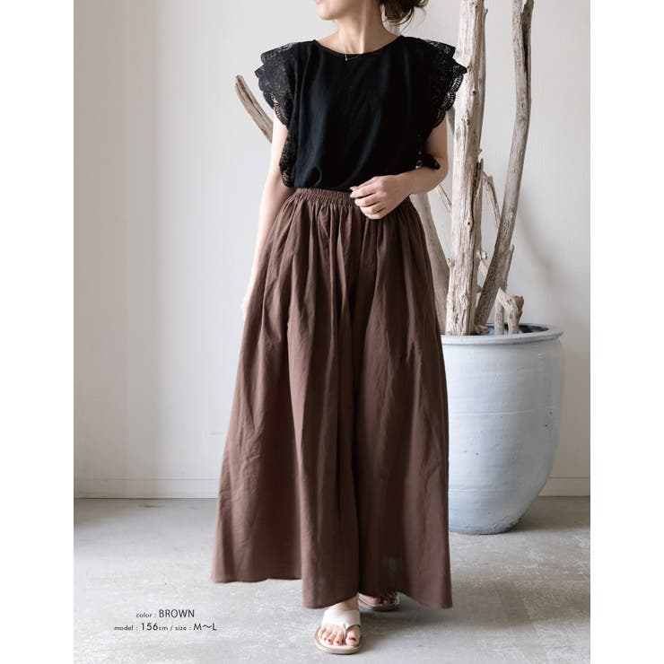 ドライで涼しげな風合いを演出! リラックスフレアスカート | aquagarage | 詳細画像19 