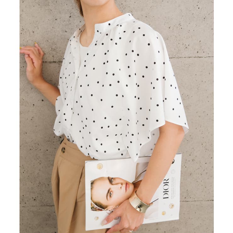 なめらかでやさしい肌ざわりが魅力！さらっと涼しいワイドスリーブブラウス | aquagarage | 詳細画像12 