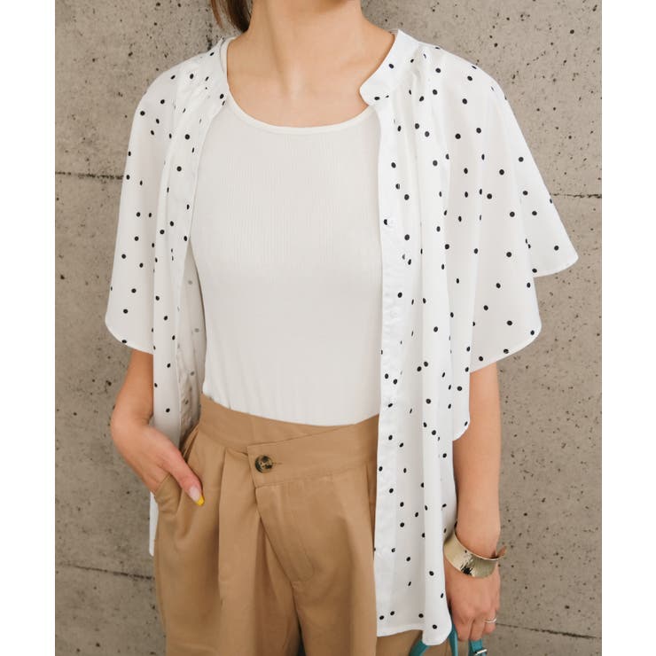 なめらかでやさしい肌ざわりが魅力！さらっと涼しいワイドスリーブブラウス | aquagarage | 詳細画像13 