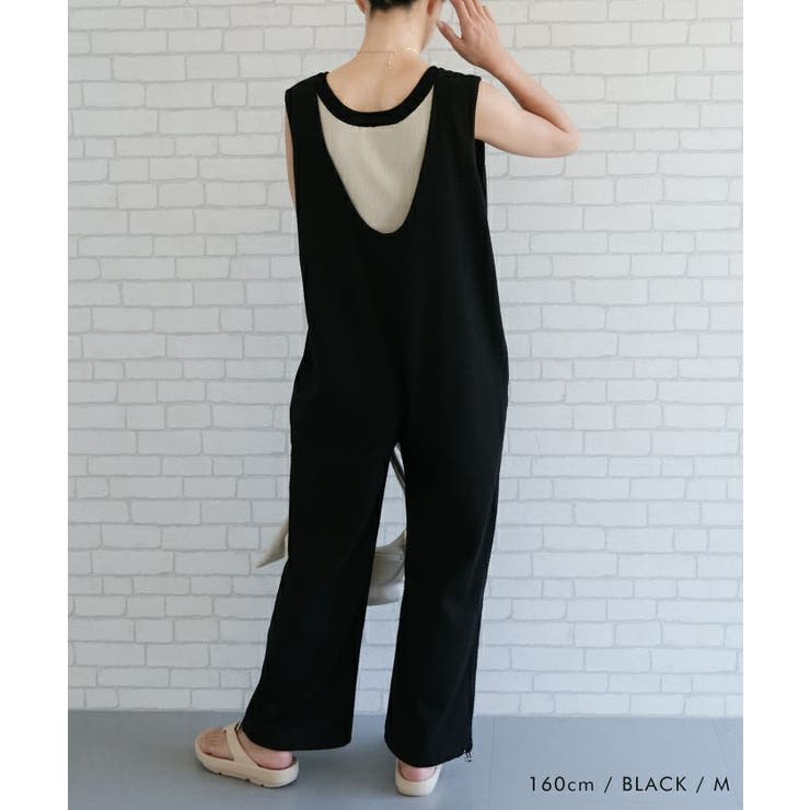 V×Uネックの前後2wayサロペット | aquagarage | 詳細画像13 