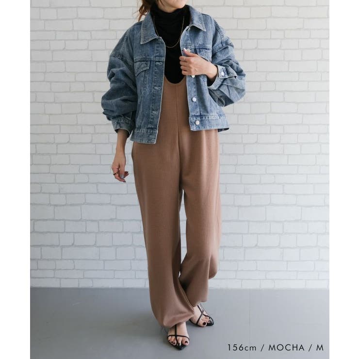 V×Uネックの前後2wayサロペット | aquagarage | 詳細画像17 