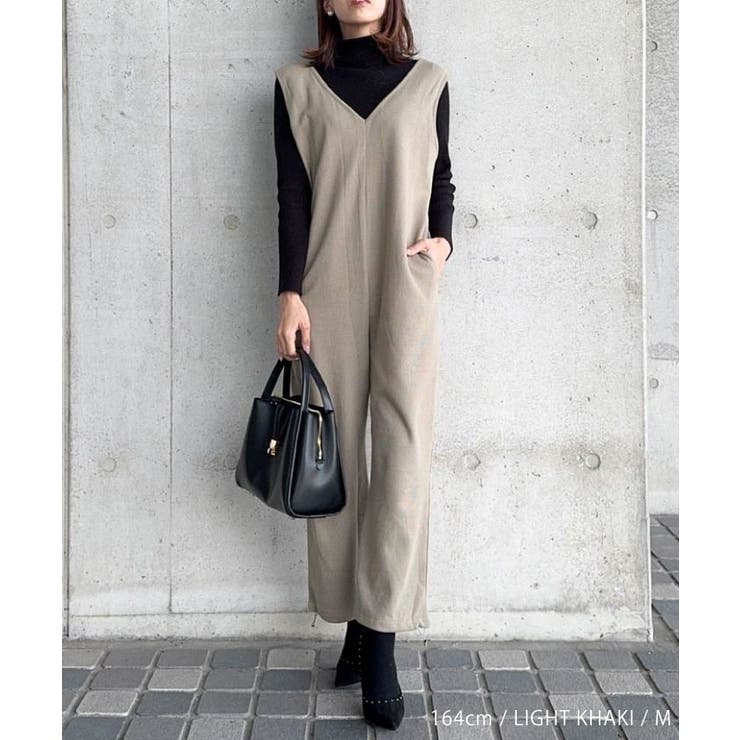 V×Uネックの前後2wayサロペット | aquagarage | 詳細画像20 