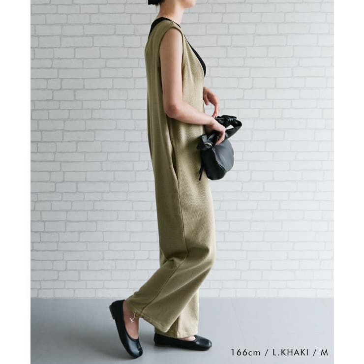 V×Uネックの前後2wayサロペット | aquagarage | 詳細画像25 