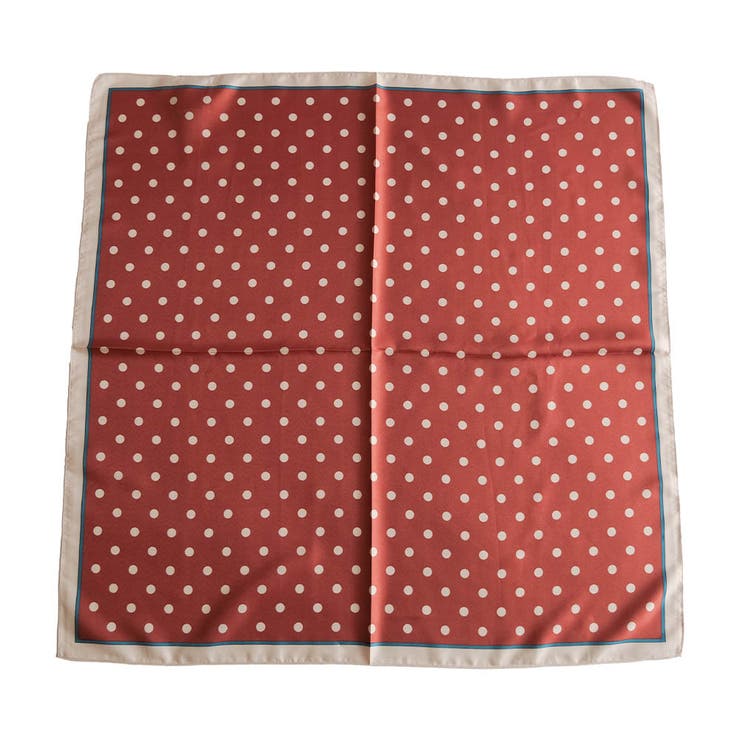 ドットオレンジ | 大判スカーフ レディース | aquagarage