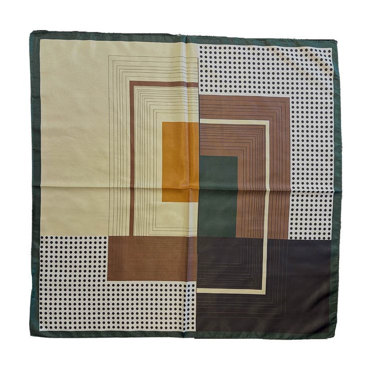 ブラウングリーン | 大判スカーフ レディース | aquagarage