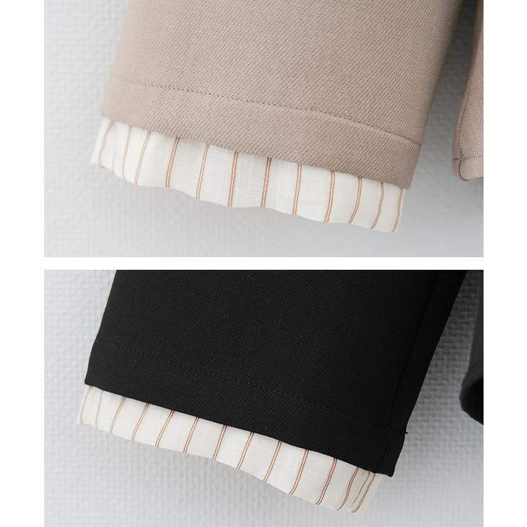 ノーカラーウエストシェイプペプラムジャケット 春 秋 M | aquagarage | 詳細画像23 