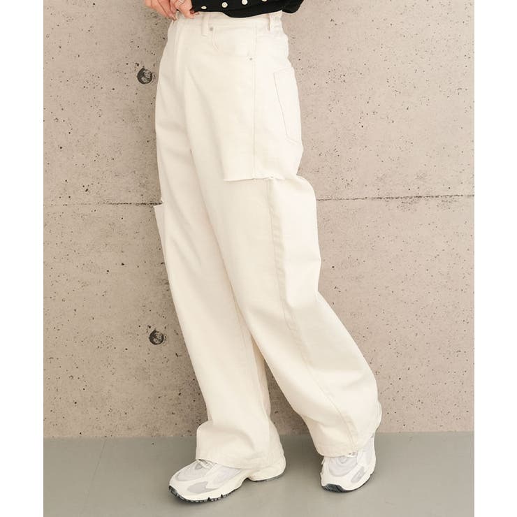 トレンドを着こなせるダメージストレートデニムパンツ | aquagarage | 詳細画像14 