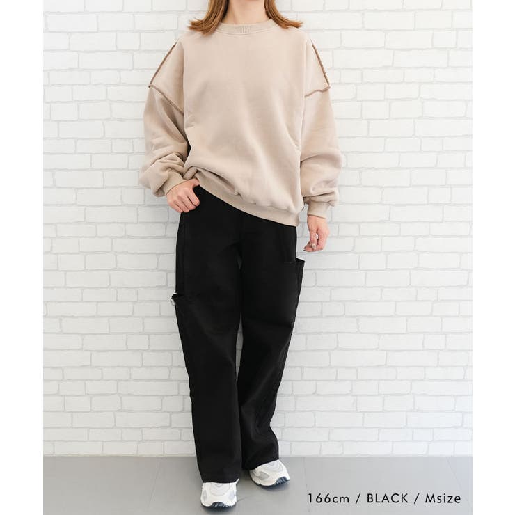 トレンドを着こなせるダメージストレートデニムパンツ | aquagarage | 詳細画像15 